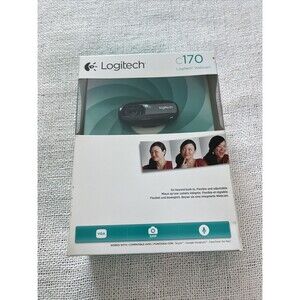 Logitech Webcam Camera C170 Web Cam Video VGA Built in Mic (B)